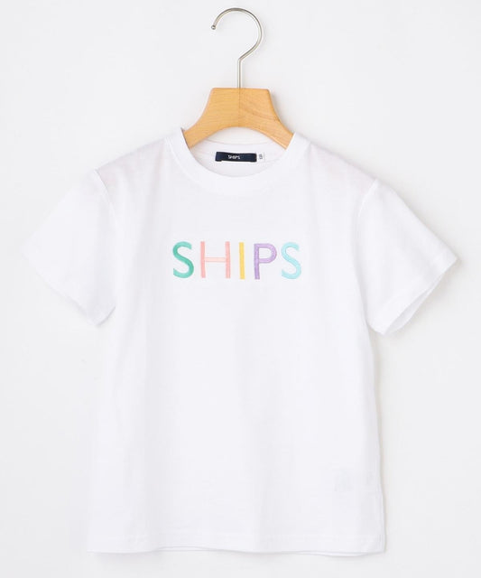 SHIPS KIDS:＜ファミリーおそろい＞SHIPS ロゴ TEE(100〜160cm)