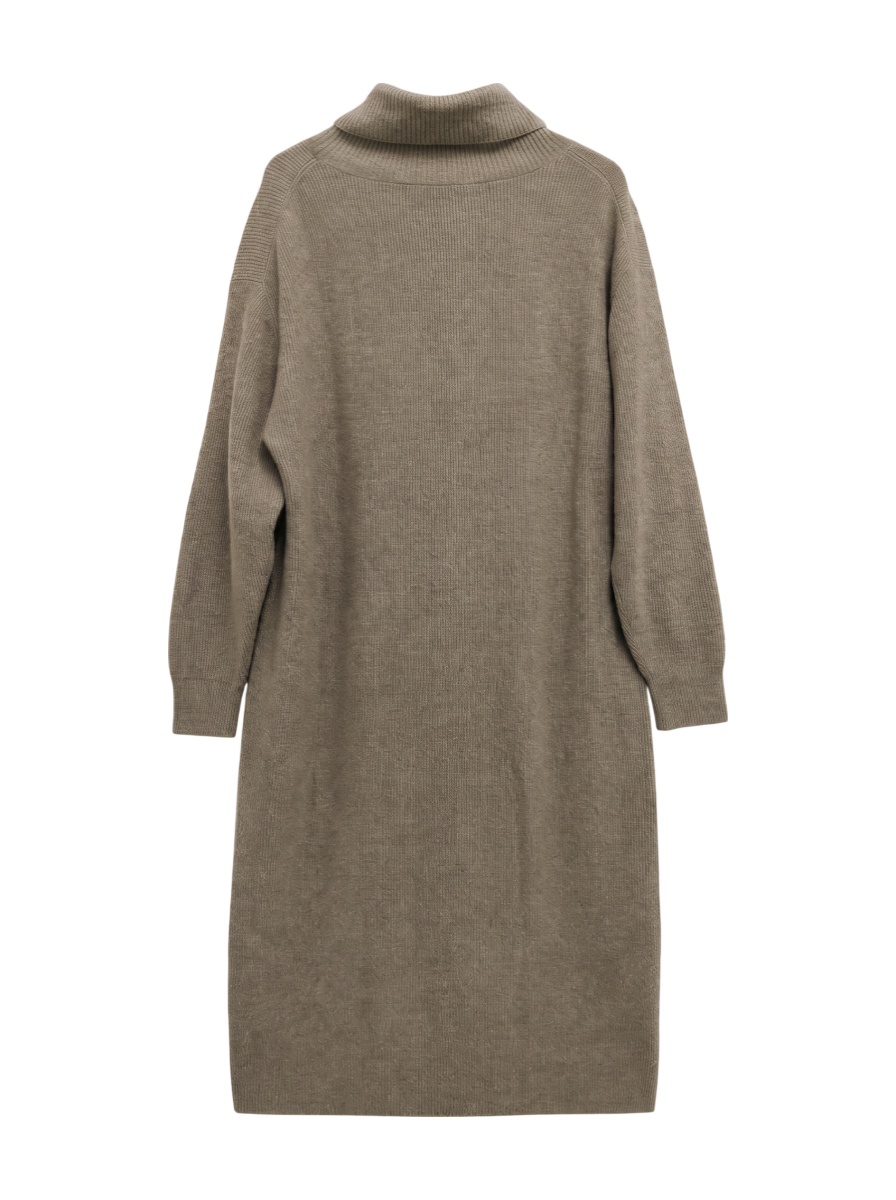 Khaju:フォックスブレンドタートルネックワンピース