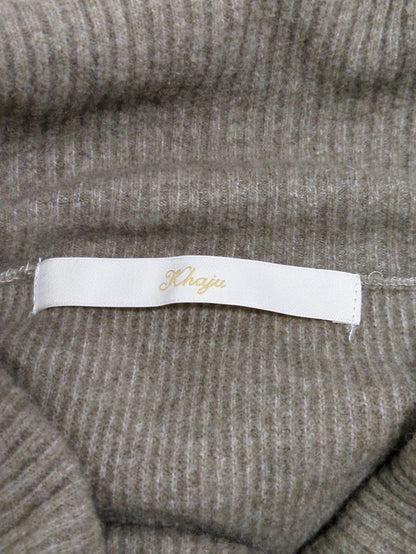 Khaju:フォックスブレンドタートルネックワンピース