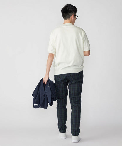 SHIPS: CORDURA(R) TEXBRID(R) モックネック ニット Tシャツ