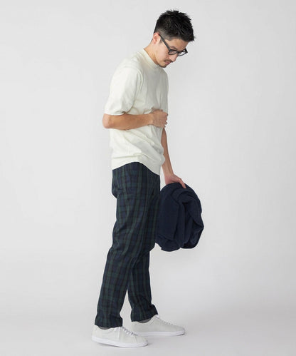 SHIPS: CORDURA(R) TEXBRID(R) モックネック ニット Tシャツ