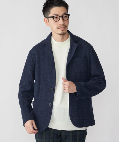 SHIPS: CORDURA(R) TEXBRID(R) モックネック ニット Tシャツ