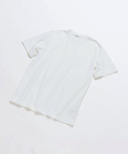 SHIPS: 抗菌・防臭 NANO-FINE（R） コットン Vネック Tシャツ