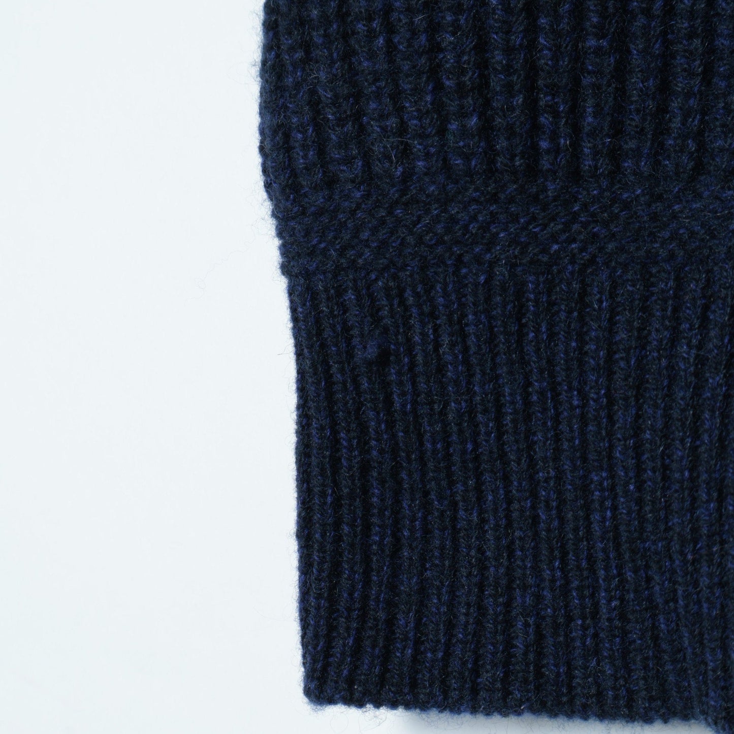 SHIPS: 両畦編み ラム/カシミヤブレンド ボトルネック ニット