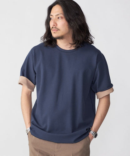 SHIPS: リバーシブル クルーネック Tシャツ