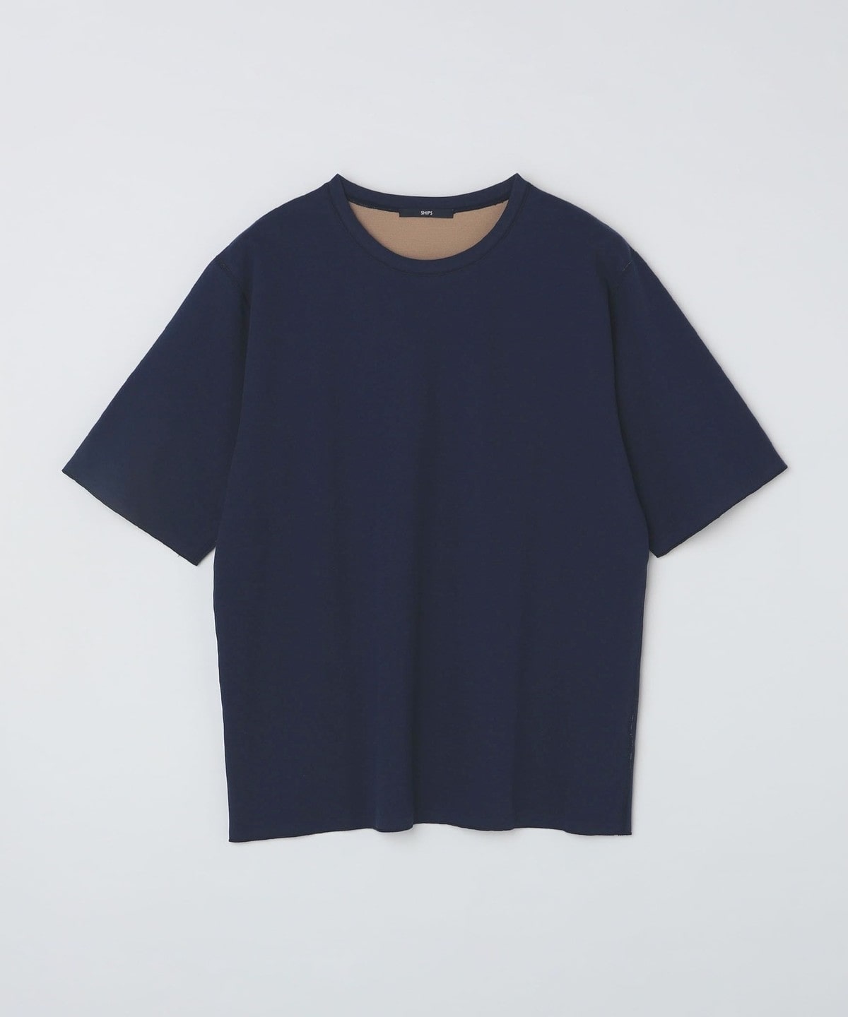 SHIPS: リバーシブル クルーネック Tシャツ