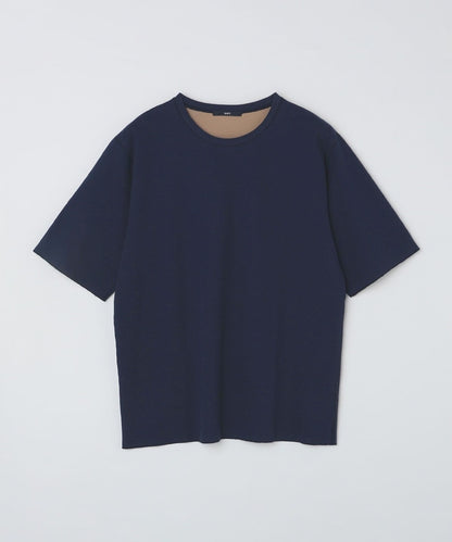 SHIPS: リバーシブル クルーネック Tシャツ