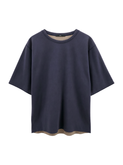 SHIPS: リバーシブル クルーネック Tシャツ