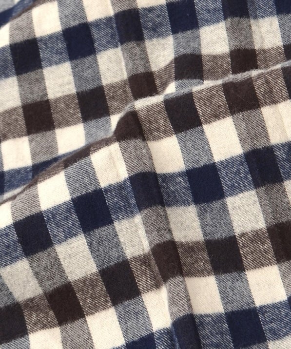 SHIPS: AIRY SHIRTS ペルヴィアン ピマ/ネル ボタンダウン シャツ