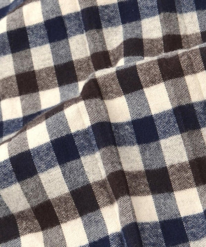 SHIPS: AIRY SHIRTS ペルヴィアン ピマ/ネル ボタンダウン シャツ