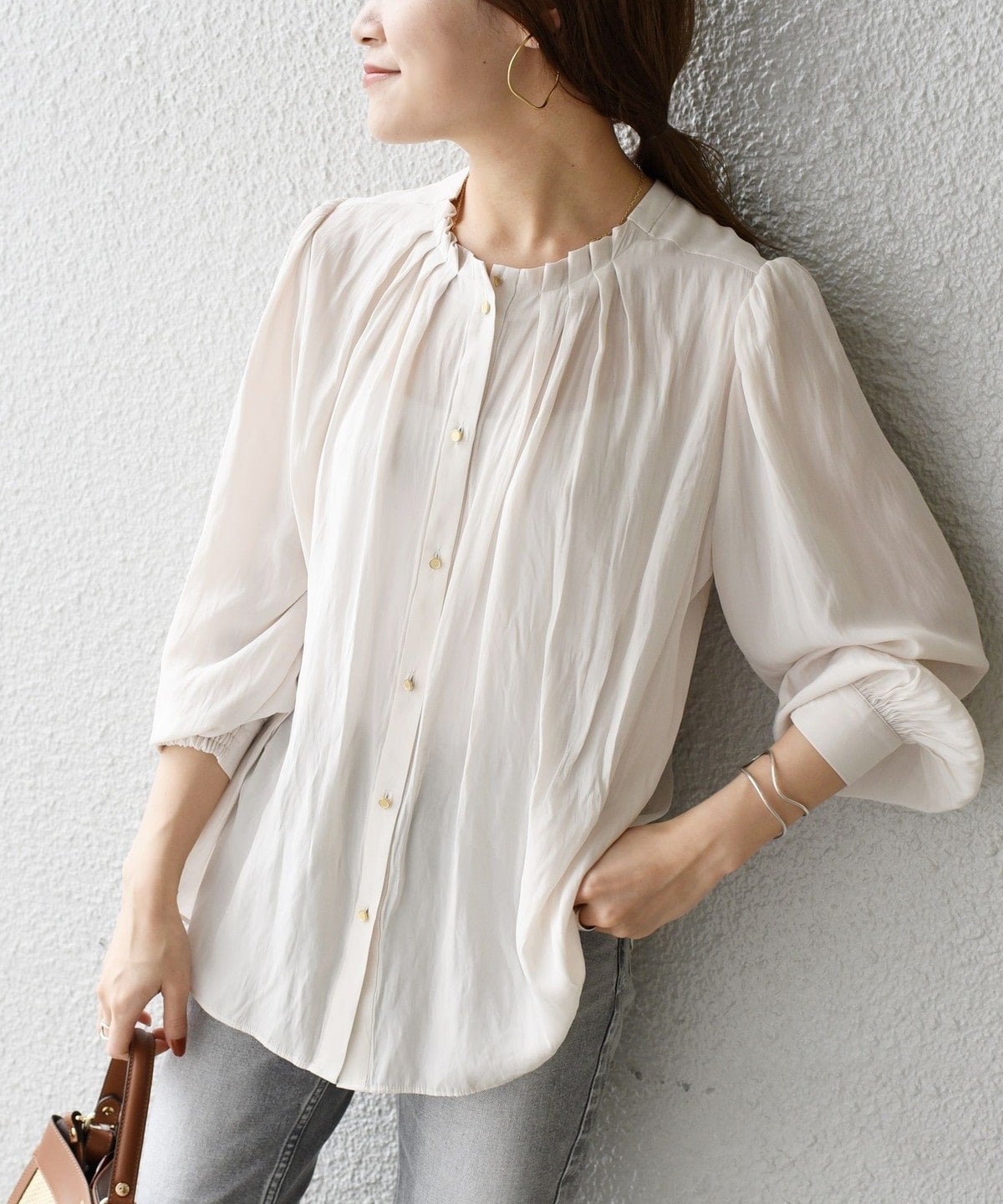 〈抗菌・防臭加工〉カッセンタックブラウス