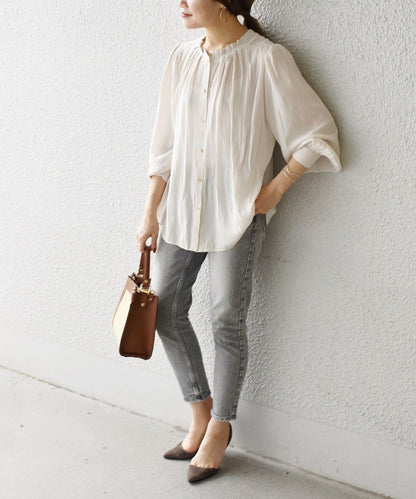 〈抗菌・防臭加工〉カッセンタックブラウス