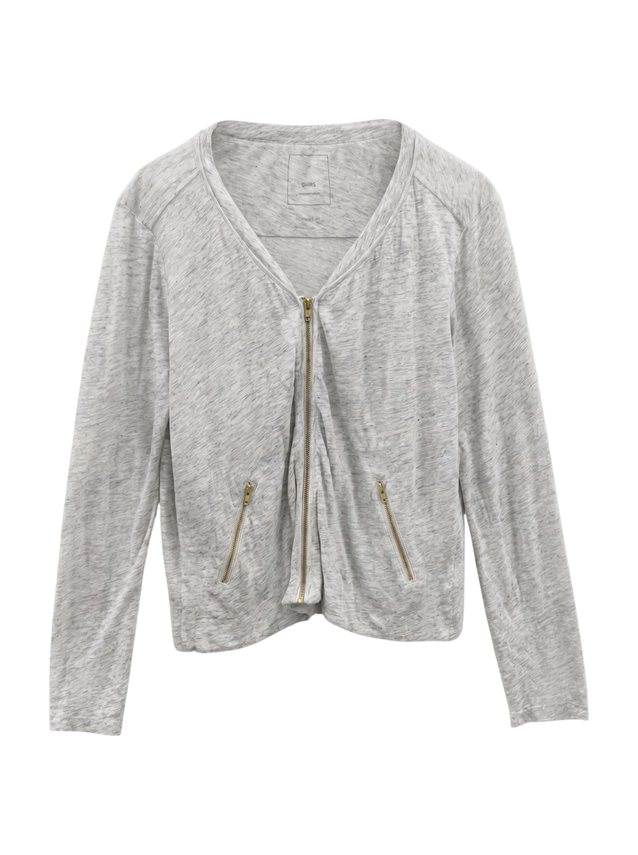 LNN JERSEY V-ZIP BLUSON