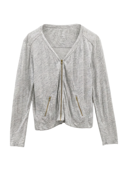 LNN JERSEY V-ZIP BLUSON