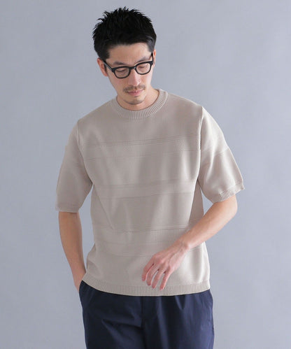 SHIPS: japan quality AMOSSA(R) リンクス ニットTシャツ