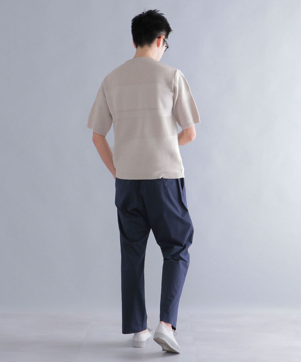 SHIPS: japan quality AMOSSA(R) リンクス ニットTシャツ