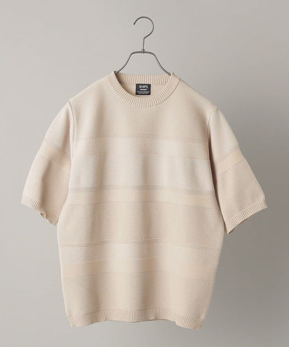 SHIPS: japan quality AMOSSA(R) リンクス ニットTシャツ