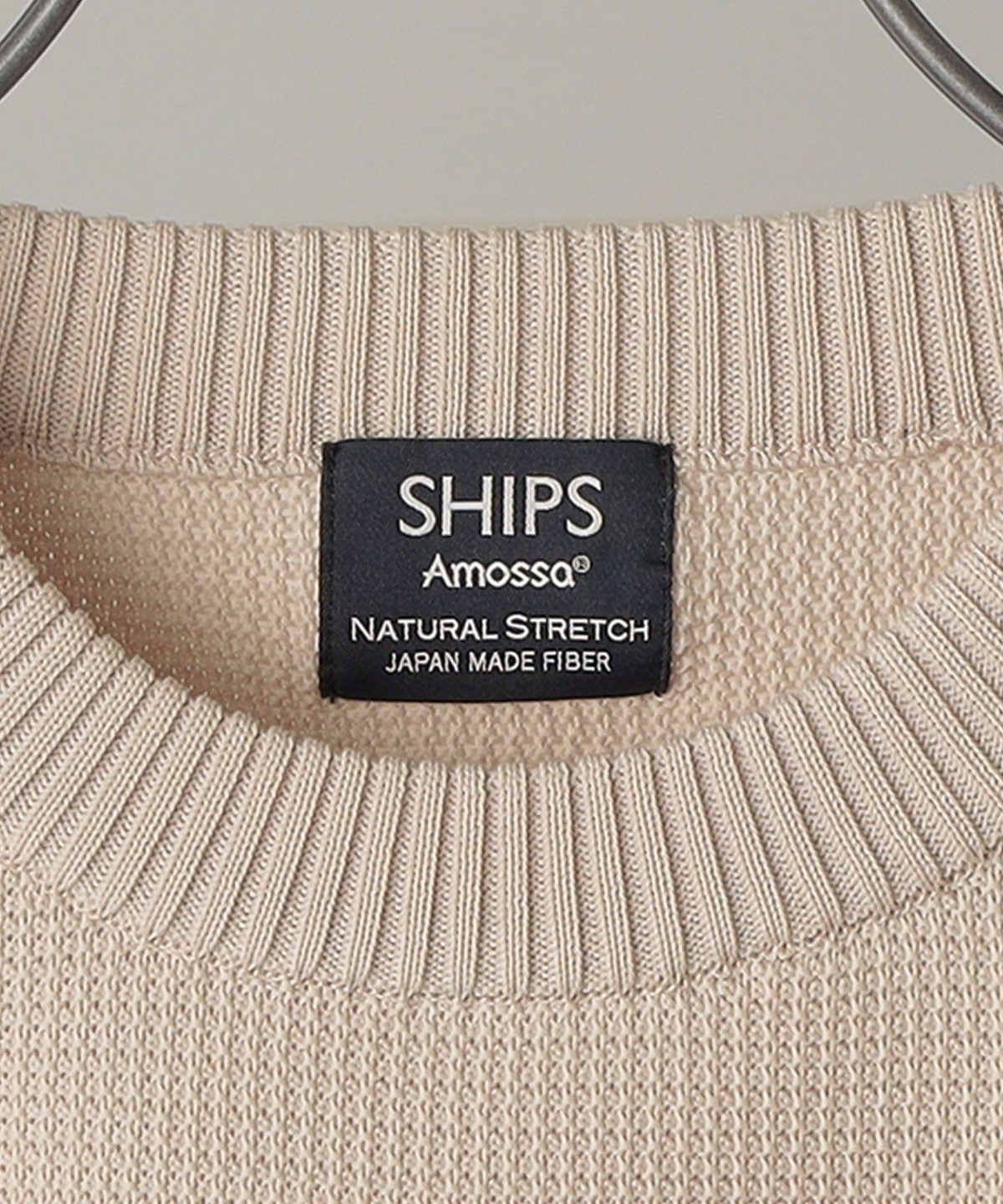 SHIPS: japan quality AMOSSA(R) リンクス ニットTシャツ