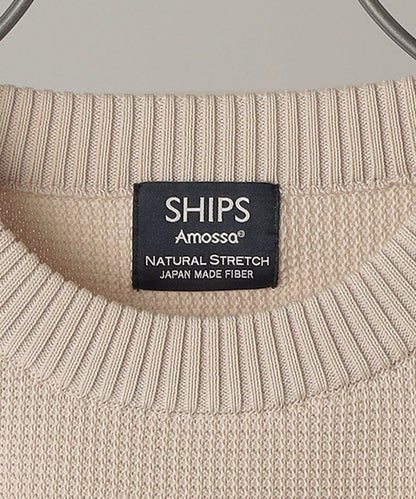 SHIPS: japan quality AMOSSA(R) リンクス ニットTシャツ