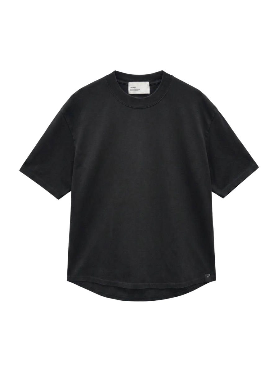 【SHIPS別注】THYARD: ラウンドテール クルーネック プルオーバー Tシャツ