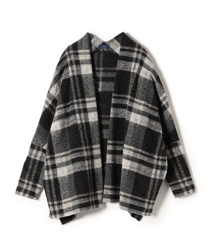 チェックショート羽織り