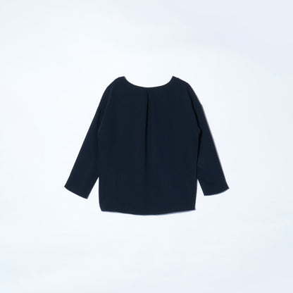 SHIPS:TWEED JERSEY COMBI PO(NVY)