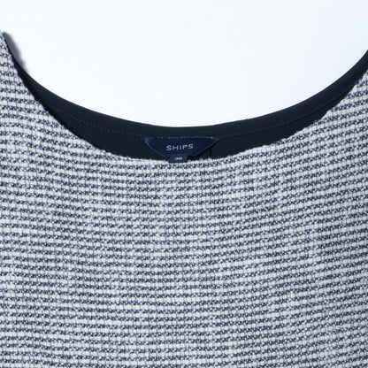 SHIPS:TWEED JERSEY COMBI PO(NVY)