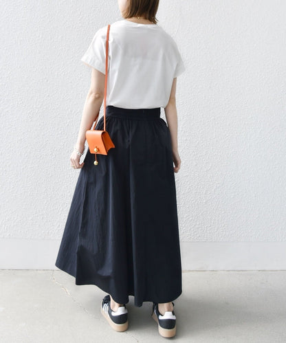 【WEB限定】〈手洗い可能〉バリエーション ロゴ 刺繍 プリントTEE