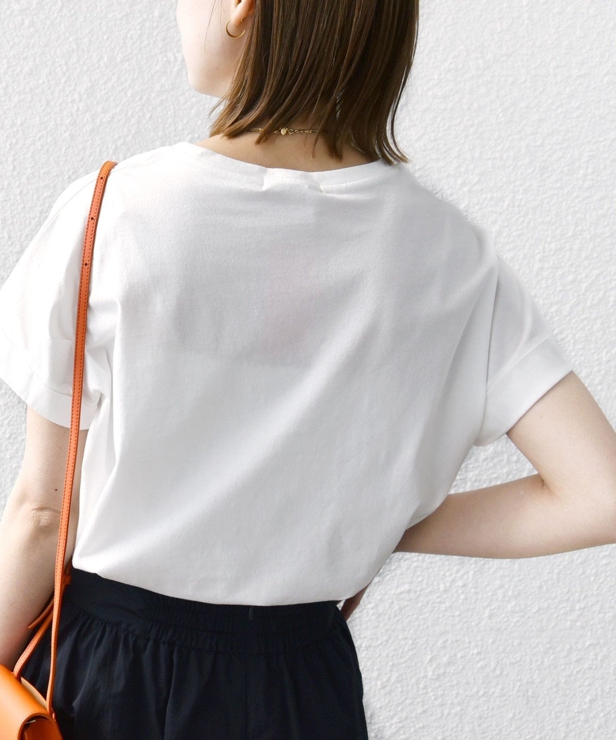 【WEB限定】〈手洗い可能〉バリエーション ロゴ 刺繍 プリントTEE