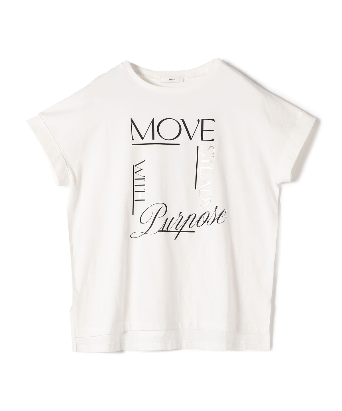 【WEB限定】〈手洗い可能〉バリエーション ロゴ 刺繍 プリントTEE