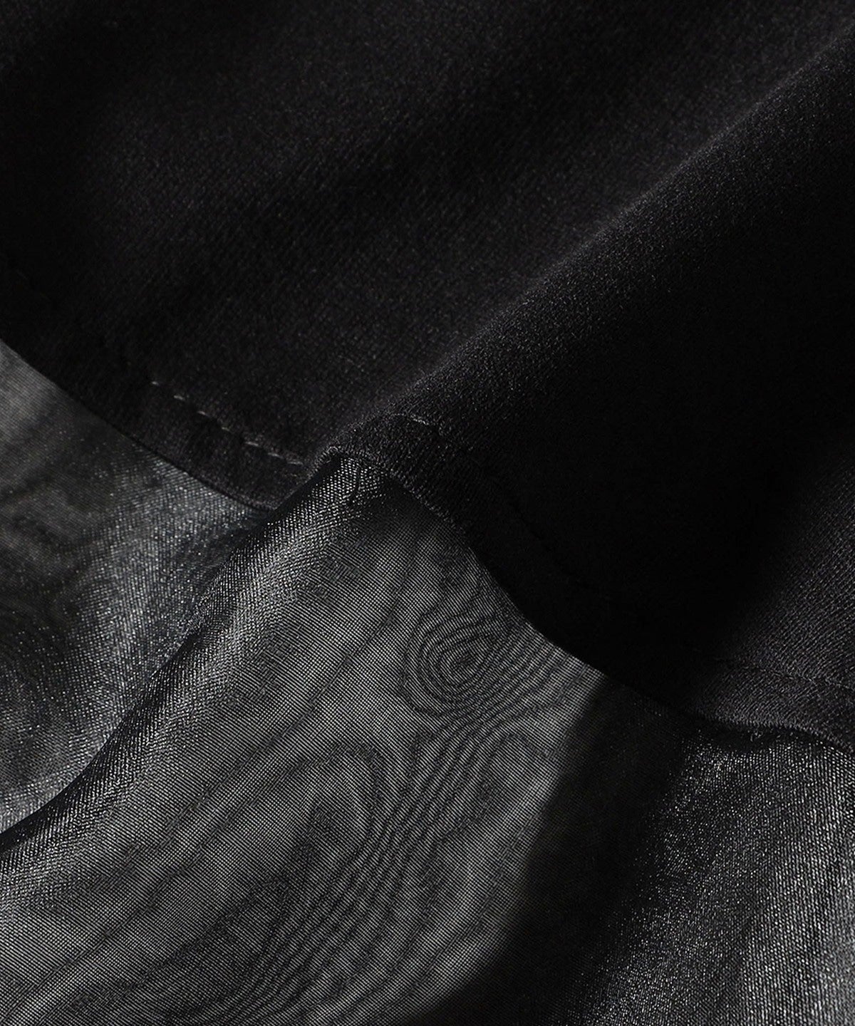 〈手洗い可能〉シアー コンビ プルオーバー ロング スリーブ