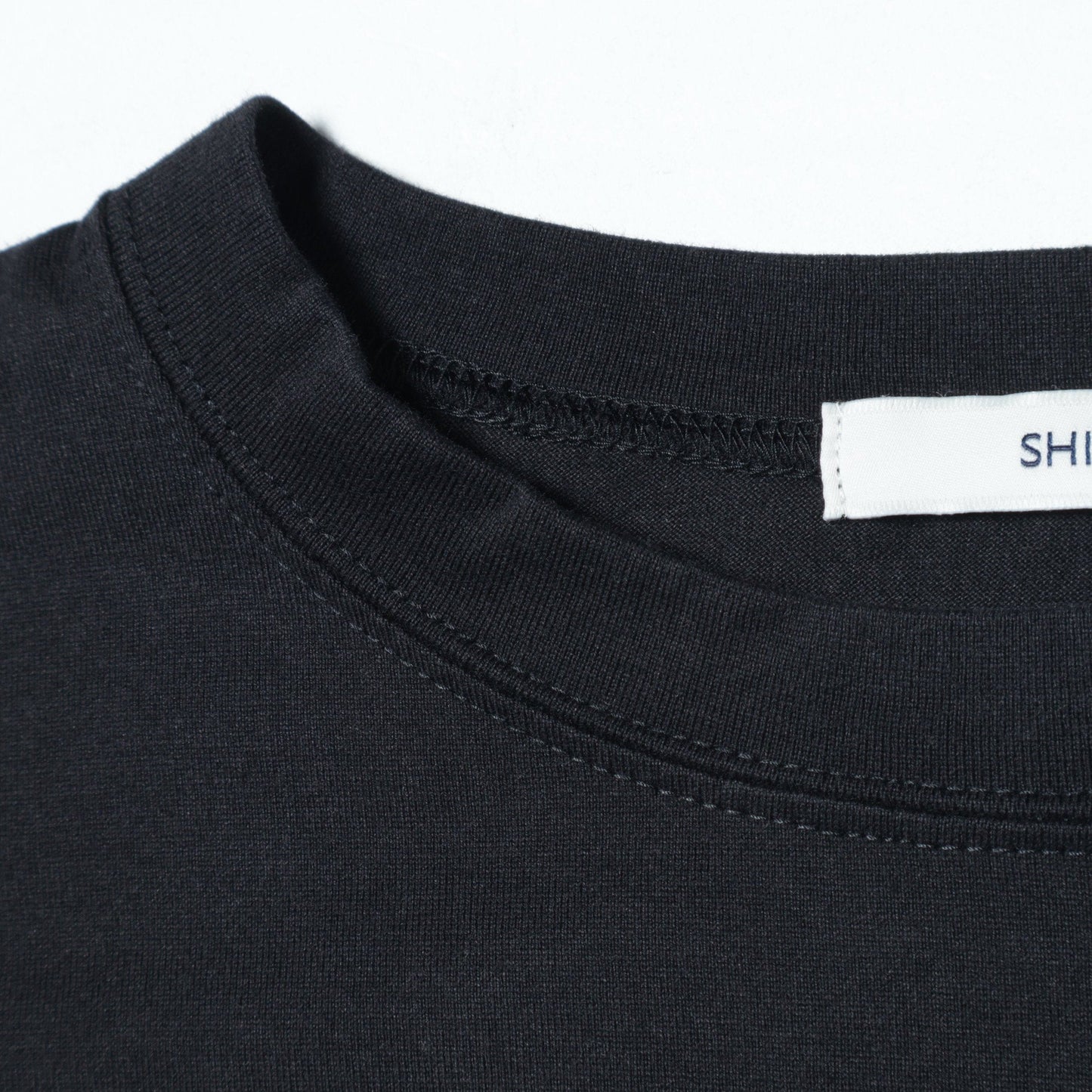 〈手洗い可能〉シアー コンビ プルオーバー ロング スリーブ