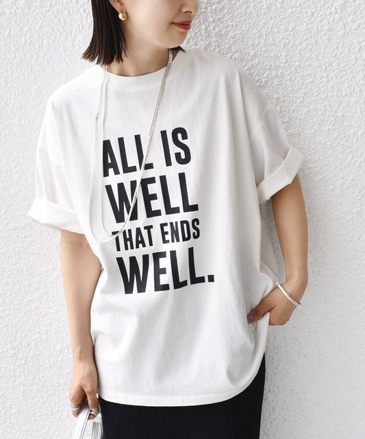 【SHIPS別注】81BRANCA:5分袖 ロゴ TEE 24SS