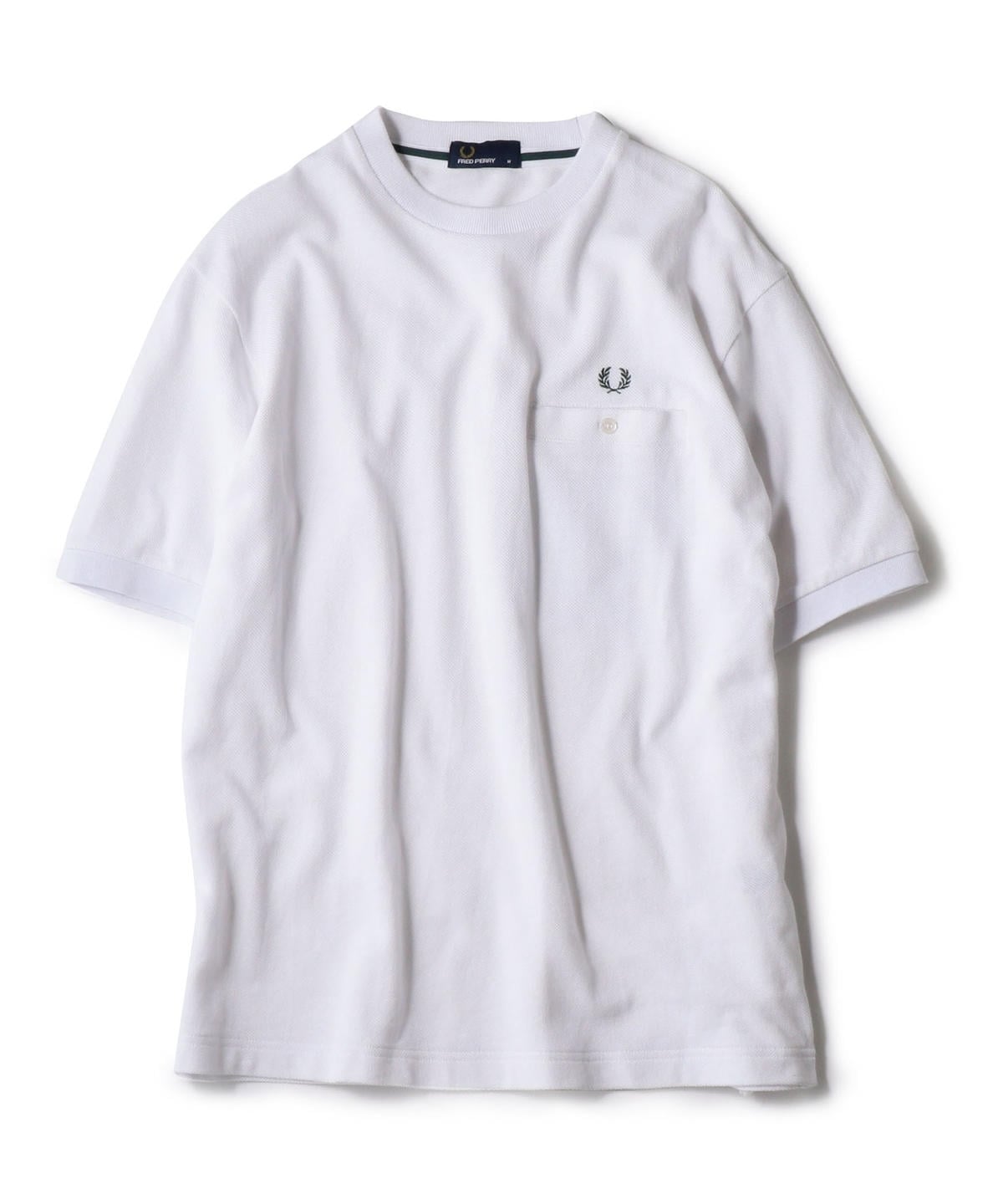 FRED PERRY: SHIPS別注 ピケ ポケット Tシャツ