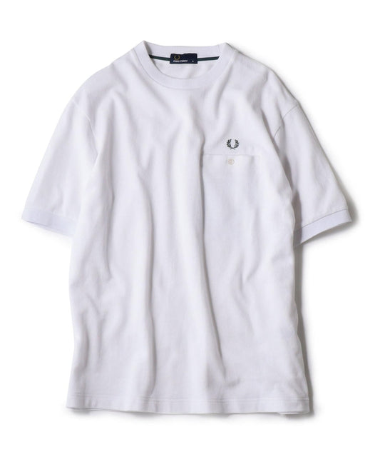 FRED PERRY: SHIPS別注 ピケ ポケット Tシャツ