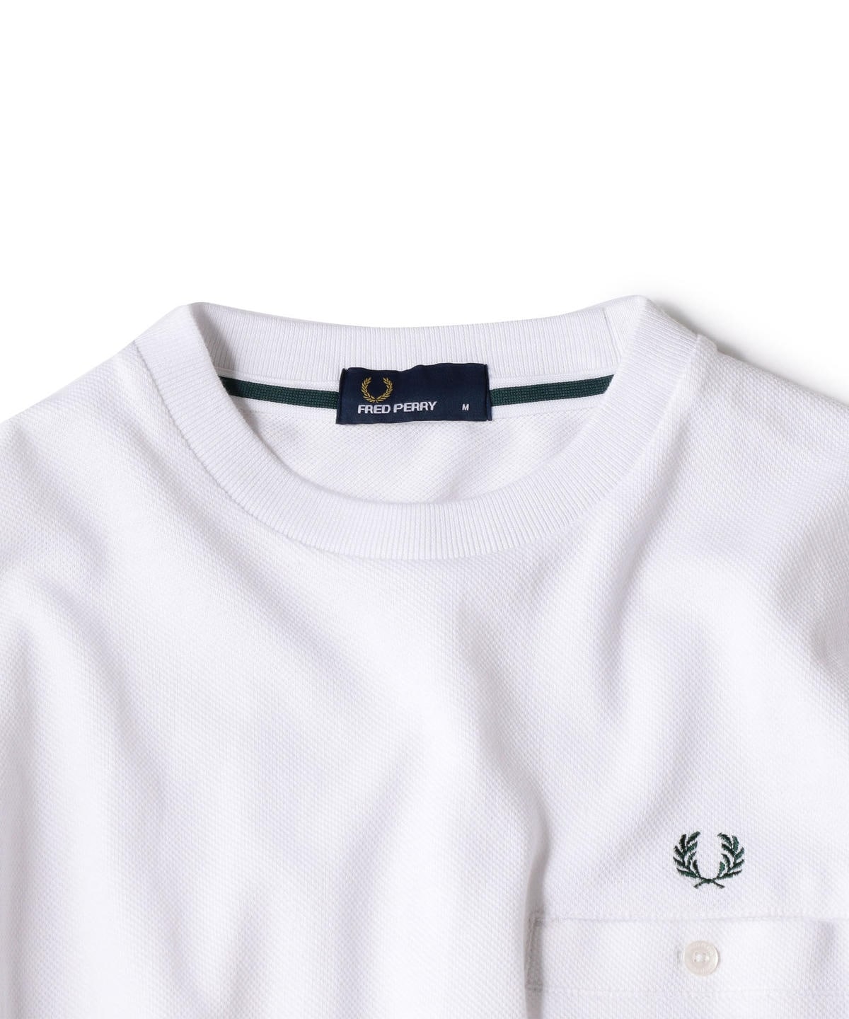 FRED PERRY: SHIPS別注 ピケ ポケット Tシャツ