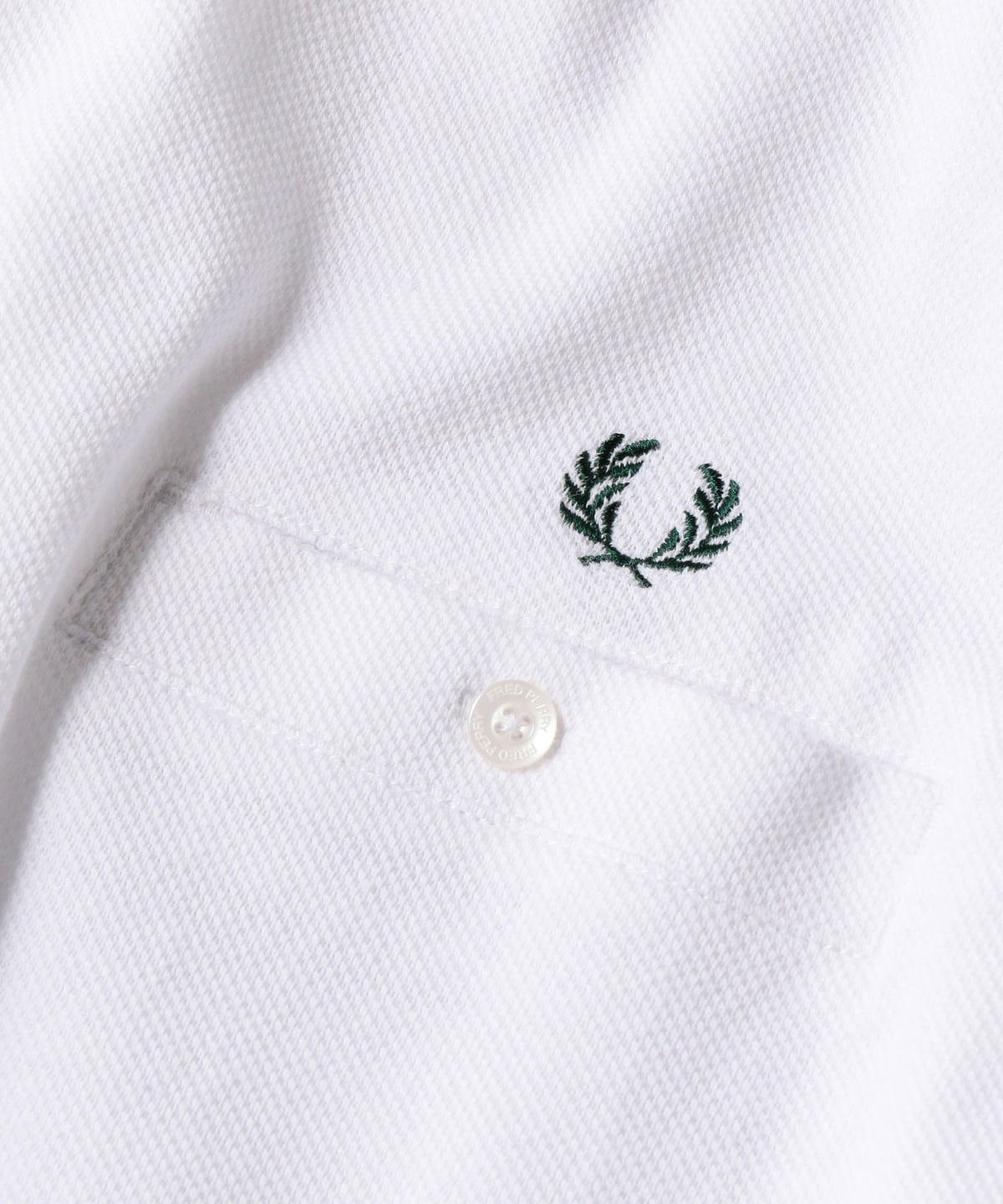 FRED PERRY: SHIPS別注 ピケ ポケット Tシャツ