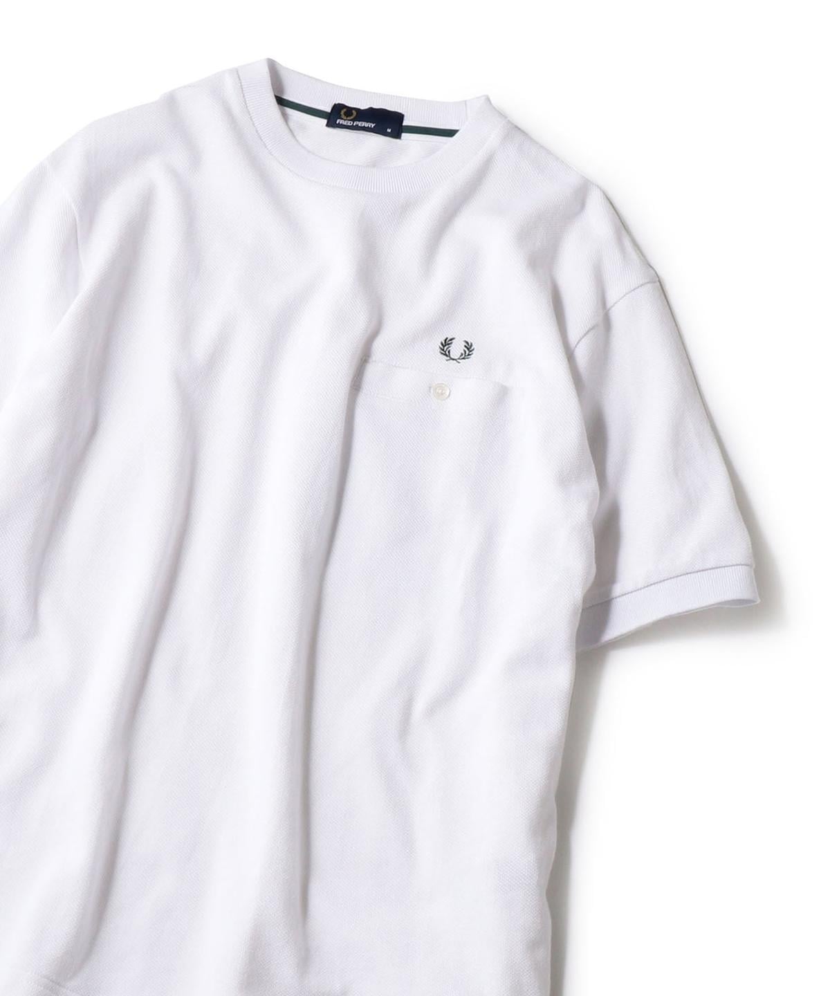 FRED PERRY: SHIPS別注 ピケ ポケット Tシャツ