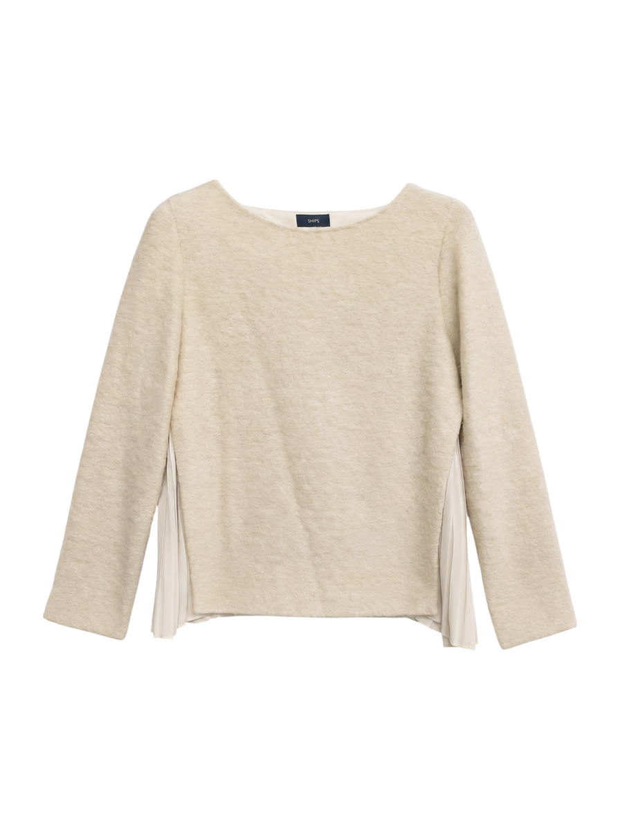 SHIPS:SAIDE PLEATS SLIVER BL