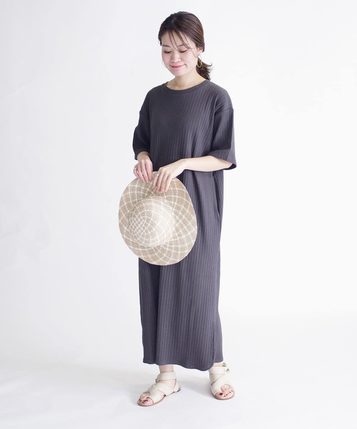 USAコットンTEEワンピ