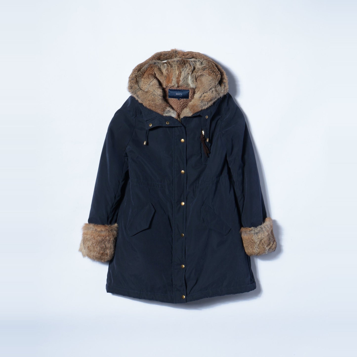 RABIT FUR LINER COAT 14FW