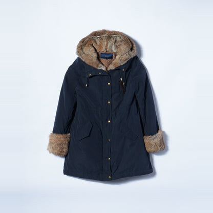 RABIT FUR LINER COAT 14FW