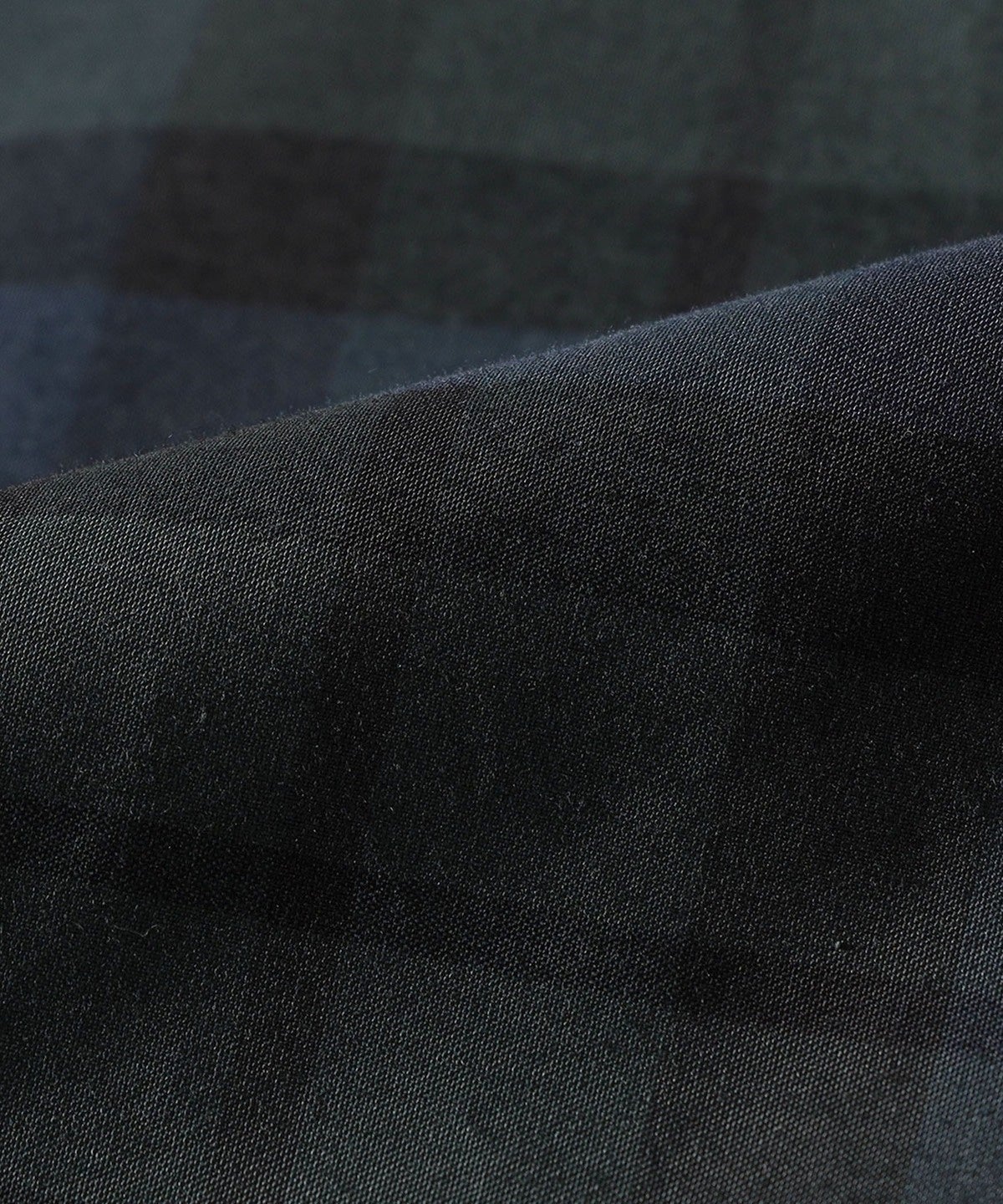 SHIPS Primary Navy Label:〈洗濯機可能〉ブラック ウォッチ シャツ