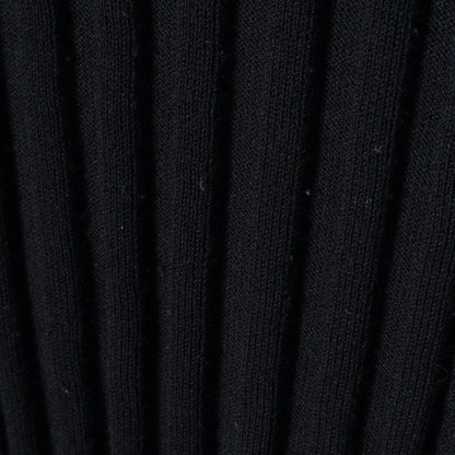 Khaju:ワイドリブフリルネックプルオーバー