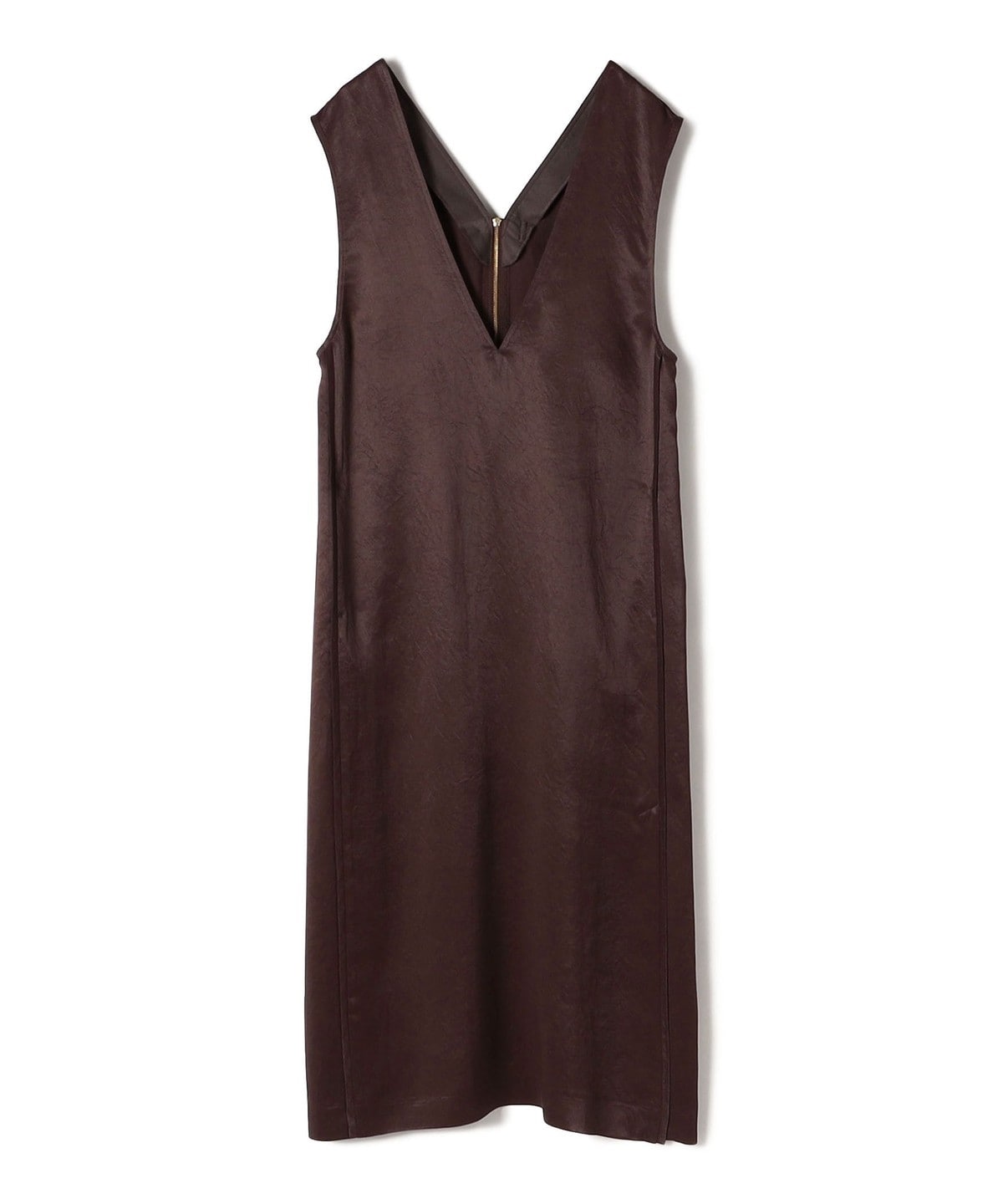 〈手洗い可能〉アセテート サテン ジャンパースカート