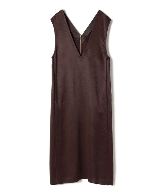 〈手洗い可能〉アセテート サテン ジャンパースカート