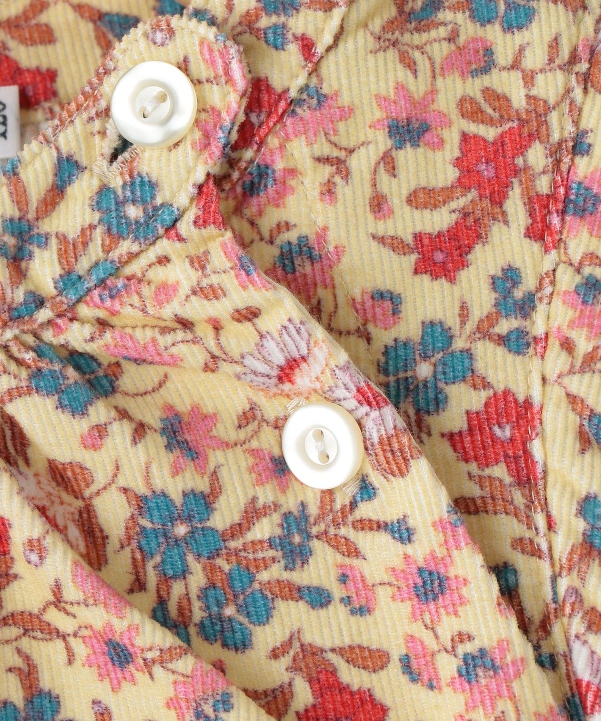 SHIPS KIDS:リバティ リブ レイヤード プルオーバー(100〜130cm)