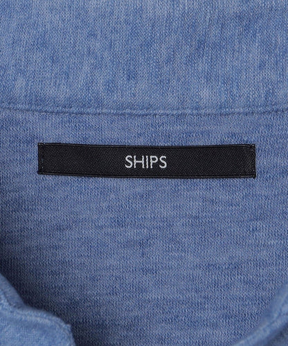 SHIPS: スキッパー パイル ポロシャツ