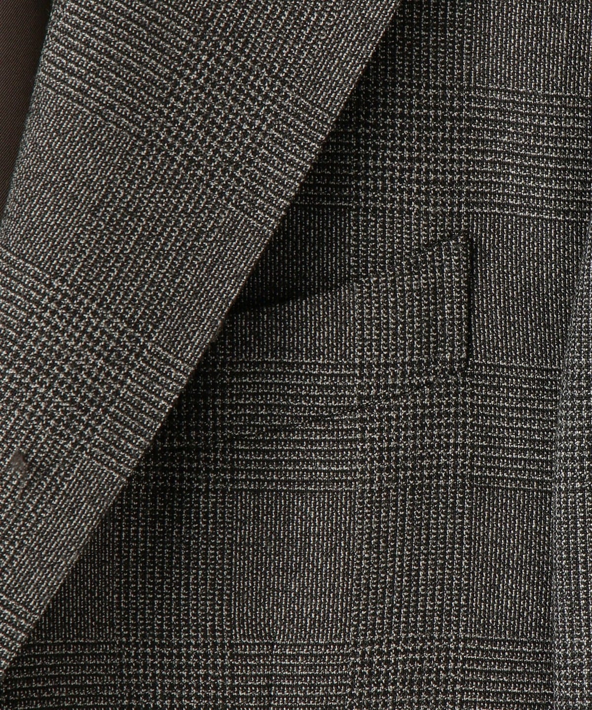 VALDITARO: グレンチェック ワンプリーツ スーツ