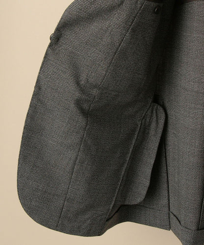 VALDITARO: グレンチェック ワンプリーツ スーツ